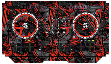 Numark NS 7 II Skin Ridge Red